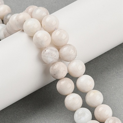 Natural Rainbow Moonstone Beads Strands G-N328-024-10mm-AB-1