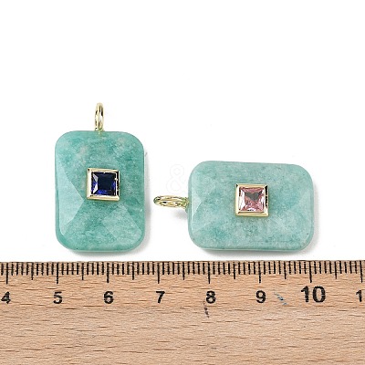 Natural Amazonite Pendants LS-G-I391-03G-09-1