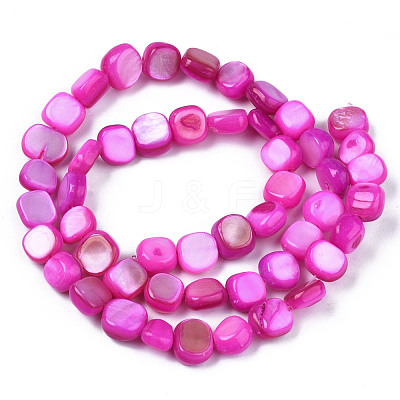 Natural Trochid Shell/Trochus Shell Beads Strands SHEL-S258-083-B07-1