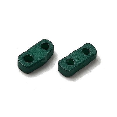 2-Hole Baking Paint Glass Seed Beads SEED-S023-17A-14-1