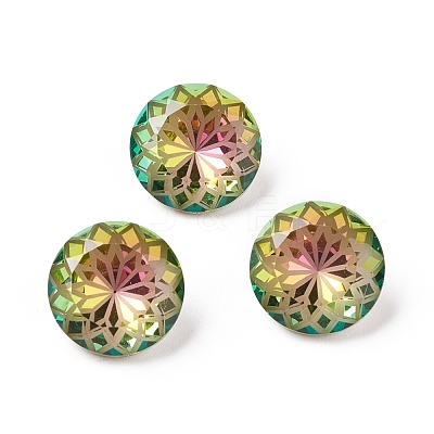 K9 Glass Rhinestone Pointed Back Cabochons RGLA-P030-06A-001VR-1