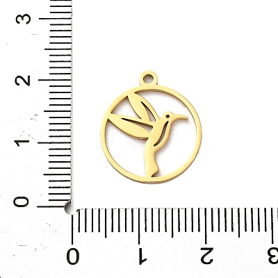 304 Stainless Steel Pendants LS-STAS-M117-02B-G-1