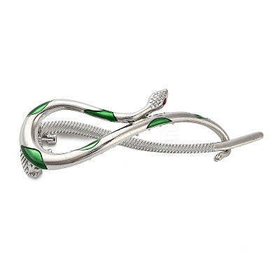 Aolly and Enamel Claw Hair Clips AJEW-M007-01P-1