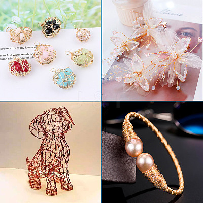 Round Copper Beading Wire for Jewelry Making YS-TAC0004-0.5mm-05-1