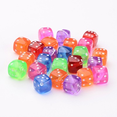 Transparent Acrylic Beads PLMD8MM-1