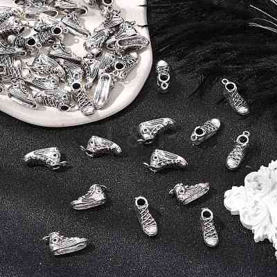 Tibetan Style Alloy Pendants TIBEP-A24566-AS-LF-1