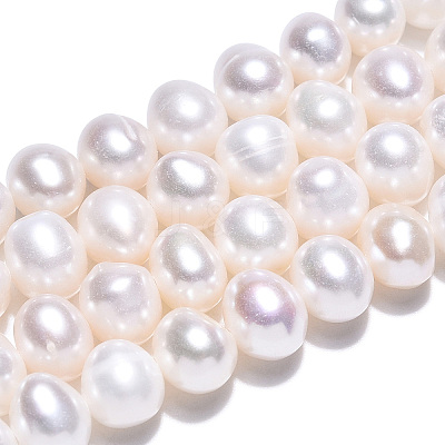 Natural Cultured Freshwater Pearl Beads Strands PEAR-N013-06R-1