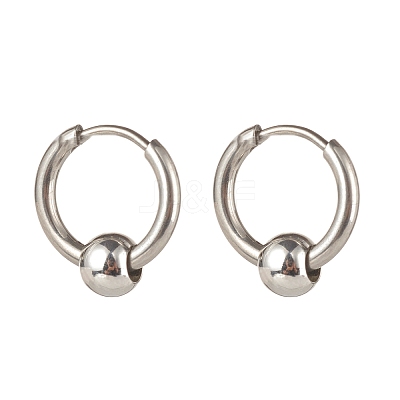 304 Stainless Steel Huggie Hoop Earrings EJEW-JE04555-01-1