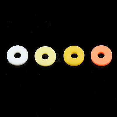 Handmade Polymer Clay Beads Strands CLAY-R089-6mm-T02B-09-1