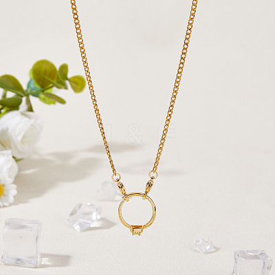 304 Stainless Steel Chain Necklaces NJEW-HS00006-1
