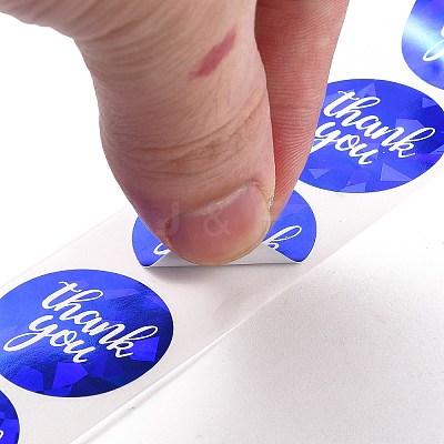 Thank you Stickers Roll LS-DIY-B045-16B-1