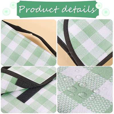 Portable Tartan Patern Non Woven Picnic Mat JX572B-02-1