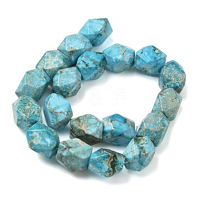 Natural Magnesite Beads Strands GG-CBA6BAC-F06-1
