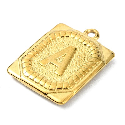 Ion Plating(IP) 304 Stainless Steel Pendants STAS-U033-01G-A-1