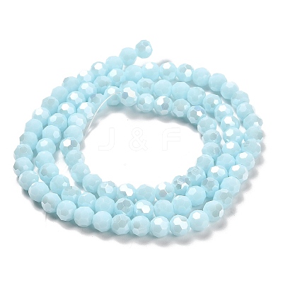 Opaque Glass Beads Stands X-EGLA-A035-P6mm-B10-1