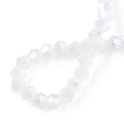 Imitation Jade Electroplate Glass Beads Strands EGLA-A039-J2mm-A06-1