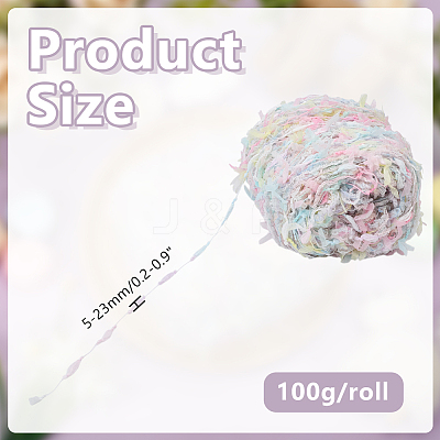 Segment Dyed Polyester Yarn YCOR-WH0007-05-1