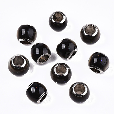 Glass European Beads GLAA-N035-010-1