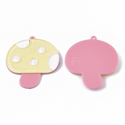 Cellulose Acetate(Resin) Pendants X-KY-S161-021E-1