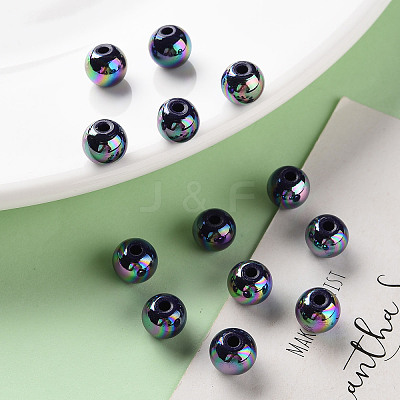Opaque Acrylic Beads MACR-S370-D8mm-A19-1