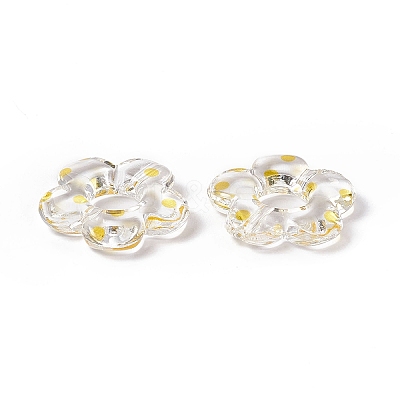 Transparent Acrylic Beads OACR-C009-06E-1