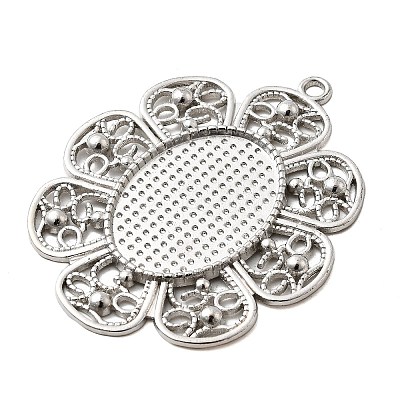 Alloy Pendant Cabochon Settings X-PALLOY-CJX88-P-LF-1