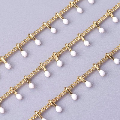Handmade Enamel Beaded Chains CHC-P007-D12-1