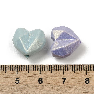 UV Plating Opaque Acrylic Beads OACR-B031-60-1