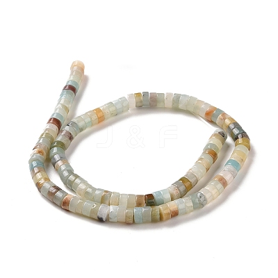 Natural Flower Amazonite Beads Strands G-D481-06-1