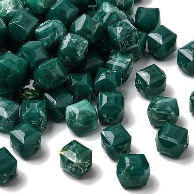 Opaque Acrylic Imitation Gemstone Beads OACR-G061-03F-1