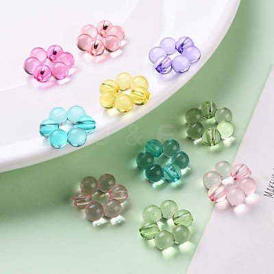 Transparent Acrylic Bead Frames X-TACR-S153-01A-M-1