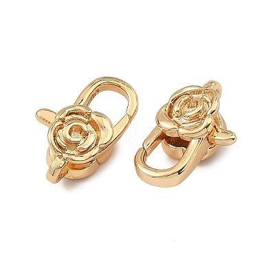 SHEGRACE Brass Lobster Claw Clasps XGRQ58610-759G-1
