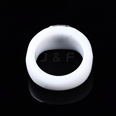 Opaque Acrylic Finger Rings RJEW-Q162-001F-1
