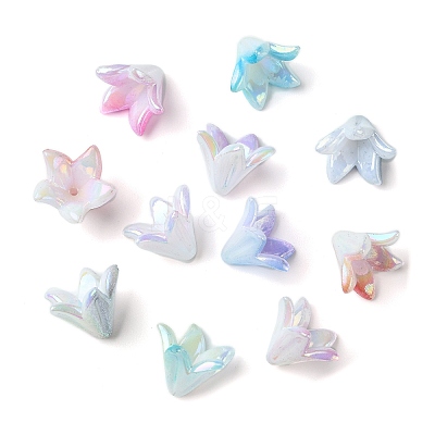 Opaque Acrylic Bead Caps MACR-CJC0006-13-1