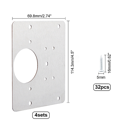 Hinge Repair Plate AJEW-OC0002-14-1