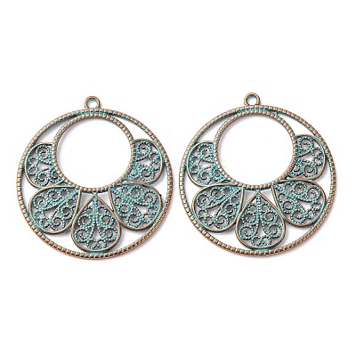 Tibetan Style Alloy Pendants FIND-B055-02B-1