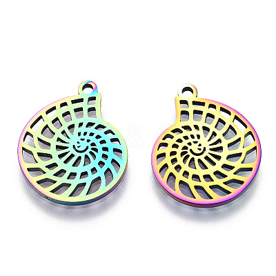 Ion Plating(IP) 304 Stainless Steel Pendants STAS-T063-211M-1