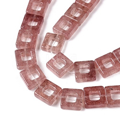 Natural Strawberry Quartz Beads Strands G-N342-103-1
