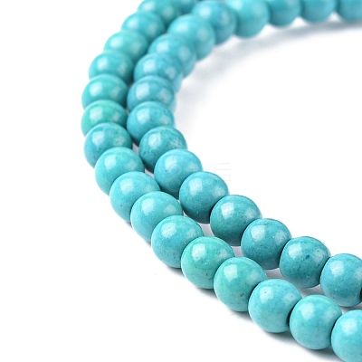 Synthetic Turquoise Beads Strands TURQ-G106-4mm-02E-1