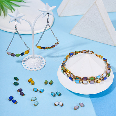 110Pcs 11 Colors Electroplate Glass Beads EGLA-TA0012-98-1
