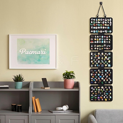 Felt Hanging Enamel Lapel Pin Display Panels Organizer PW-WG34B60-01-1