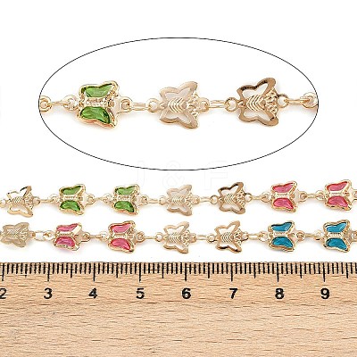 Brass Butterfly Link Chains CHC-H115-19G-1