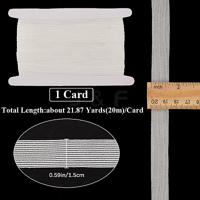 20M Transparent Nylon Knitted Fish Line Elastic Band OCOR-GF0003-59B-01-1