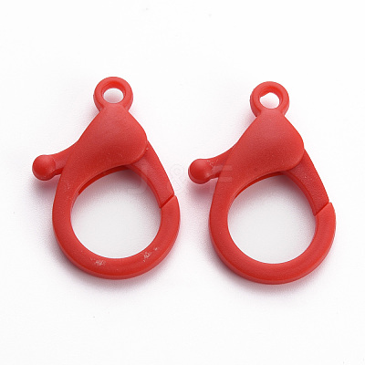 Plastic Lobster Claw Clasps X-KY-ZX002-16-B-1