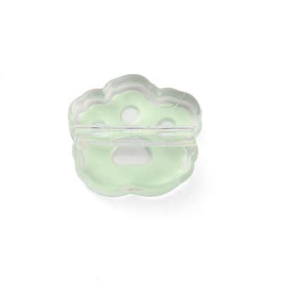 Transparent Acrylic European Beads OACR-CJC0006-03C-1