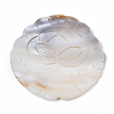 Natural Freshwater Shell Big Pendants SHEL-S276-160-1