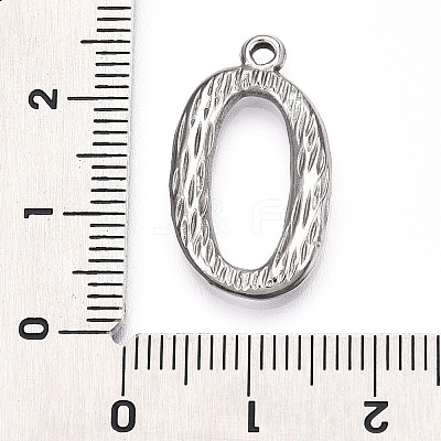 304 Stainless Steel Pendants STAS-N117-01P-O-1
