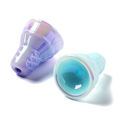 UV Plating Acrylic Beads X-MACR-K357-10A-1