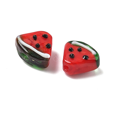 Handmade Lampwork Bumpy Beads LAMP-R003-04E-01-1