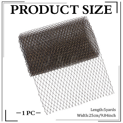 Polyester Mesh Tulle Fabric AJEW-WH0678-96A-1